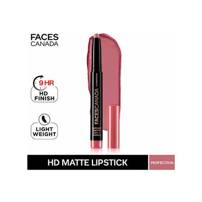 Faces Canada Ultime Pro HD Intense Matte Lips + Primer - Tea Rose 10 1.4gm - Lip Crayons
