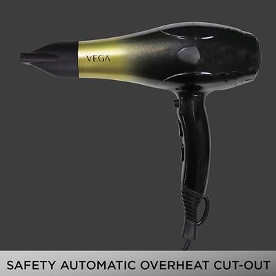 Vega Super Pro 2400w Professional Hair Dryer with Cool Shot (VHDP-04) Black 1's - Hair Dryers