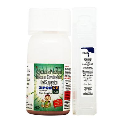 Zipod CV 50mg Oral Suspension 30ml - Bacterial Infections-Cep