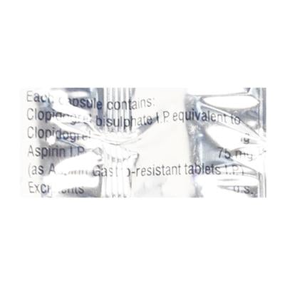 Clopitab A 75mg Capsule 15'S - Blood Clot-Ant