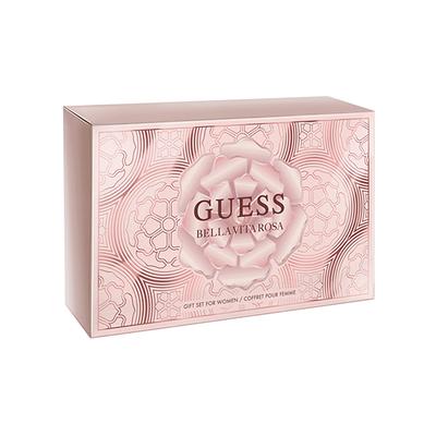 Guess Bella Vita Rosa Set Eau De Toilette 100ml + Travel Spray 15ml + Body Lotion 100ml + Pouch 1's - Women Perfumes (Edt/Edp)