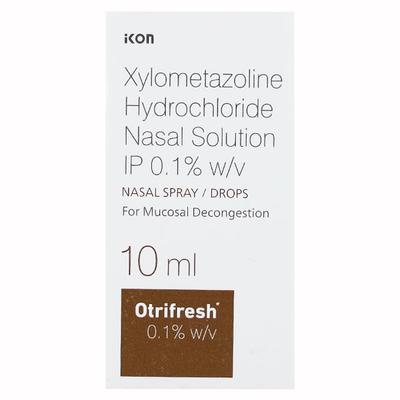OTRIFRESH 0.1% Nasal Spray 10ml - Nasal Congestion-Nas