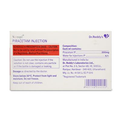 Nootropil Injection 4X15ml - Nootropics And Neurotrophics