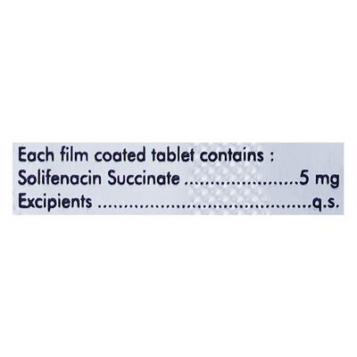 SOLIZEN 5mg Tablet 10's - Bladder And Prostate Disorders-Dru