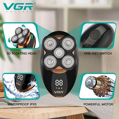 VGR V-316 Trimmer 50 min Runtime 3 Length Settings (Black) 1's - Trimmers