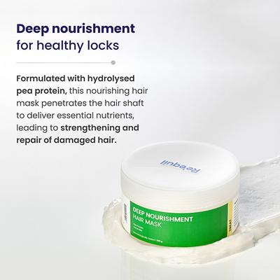 Reequil Pea Protein & Ceramide Hair Mask For Dry, Damaged Hair 200 gm - Hair Masks & Packs