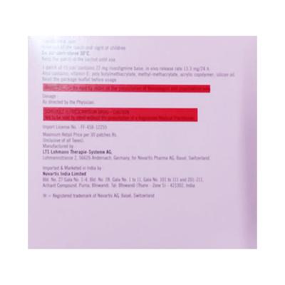 Exelon Patch 15 13.3mg Transdermal Patch 30'S - Alzheimer-Neu