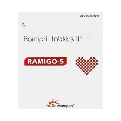 RAMIGO 5 Tablet 10's - Hypertension-ACE