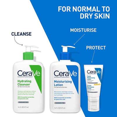 CeraVe Moisturising Lotion for Normal to  Dry Skin 473 ml - Lotions & Creams