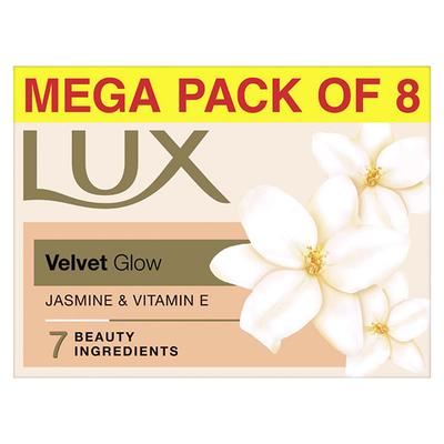 Lux Velvet Glow Jasmine & Vitamin E For Glowing Skin Beauty Soap Offer Pack 1200 gm - Soaps
