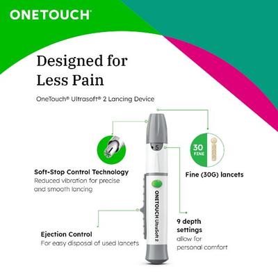Onetouch Ultra Soft Lancets 25's - Blood Glucose Monitors/Strips