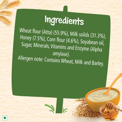 Nestle Cerelac Baby Food Cereal - Wheat Honey (For 12 to 24 Months Baby) (Refill Pack) 300 g - Baby And Infant Supplements