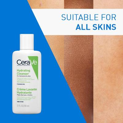 CeraVe Hydrating Cleanser For Normal To Dry Skin 88 ml - Face Wash & Cleansers