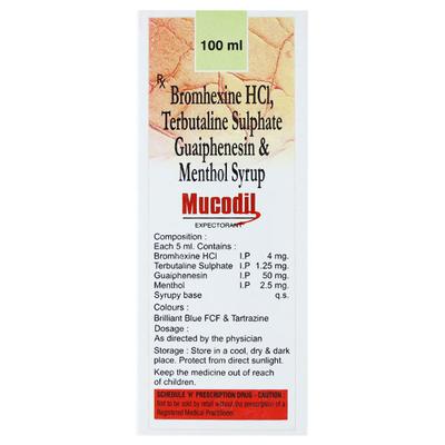 MUCODIL Expectorant 100ml - Asthma/COPD-Ast