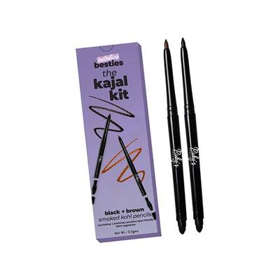 Rubys Organics Kajal Kit-Black And Brown Kohl Pencil 0.7 gm - Kajal & Kohls