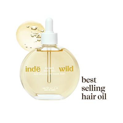 Inde Wild champi hair oil with bhringraj, brahmi, amla for regrowth, hairfall and dandruff 50 ml - Hair Oils