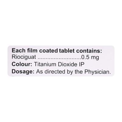 Rioteph 0.5mg Tablet 10'S - Hypertension-Oah