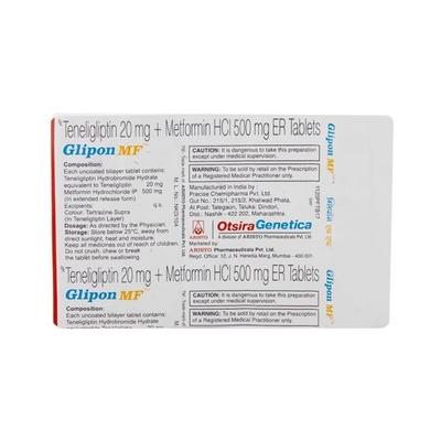 Glipon MF Tablet 10'S - Diabetes-Ant