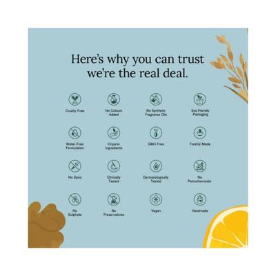 Juicy Chemistry Lime, Ginger & Rice Soap for Tan Removal & Skin Brightening 100m - Soaps