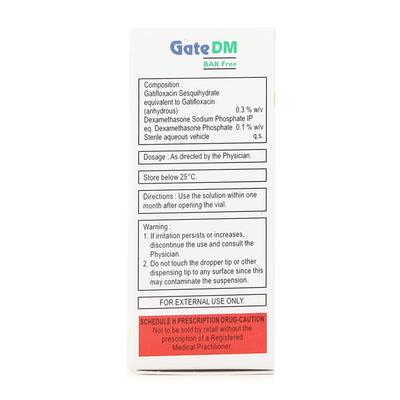 Gate DM Eye Drops 5ml - Eye Infections-Eaa