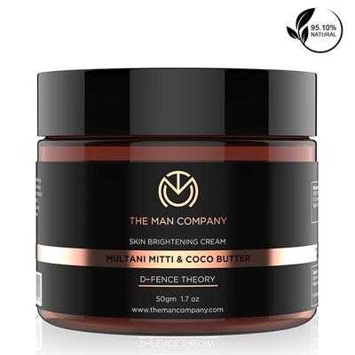 The Man Company Bright and Fresh (Charcoal Sheet Mask (25 ml), Skin Brightening Cream (50 gm) and Charcoal Face wash (100 ml) 1's - Facial Kits