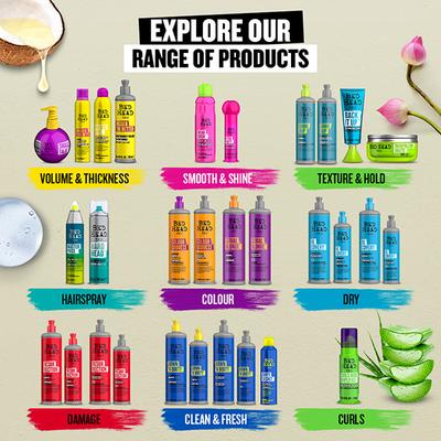 Bed Head Tigi Serial Blonde Restoring Shampoo for Blonde Coloured and Damaged Hair 600 ml - Shampoos