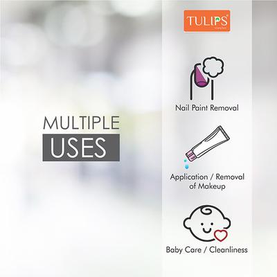 Tulips Cotton Balls - White 50's - Cotton Balls