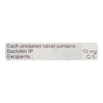 Baclof 10mg Tablet 10'S - Muscle Cramps/Spasticity-Mus