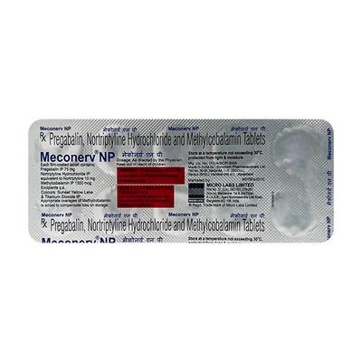 MECONERV NP Tablet 10's - Neuropathic Pain-Dru