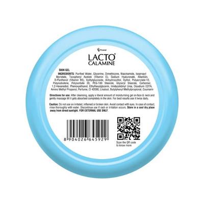 Lacto Calamine Light moisturising gel. Non-sticky hydrating face & body gel 150gm 3's - Face Moisturizers