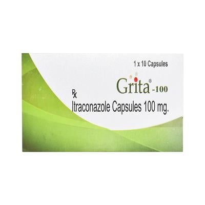 GRITA 100mg Capsule 10's - Fungal Infections-Anf