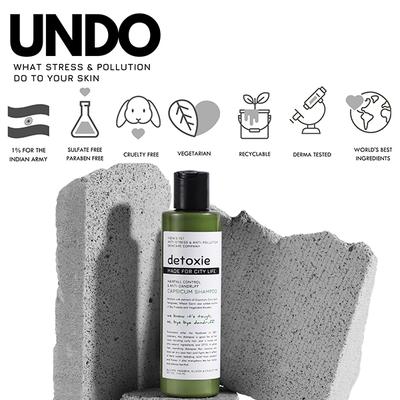 Detoxie Anti-Dandruff and Flake Relief Capsicum Shampoo 200 ml - Shampoos