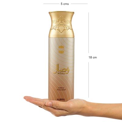 Ajmal Raindrops Sacrifice II Wisal Deodorant Spray (Pack of 3) 200 ml - Perfumes (Edt/Edp)
