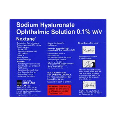 Nextane Ophthalmic Solution 10ml - Eye conditions-Oth