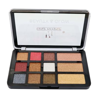Half N Half Beauty Glow, Ultra Pro Makeup Eyeshadow Multicolour Palette 01 Hidden Story 18 gm - Face Palettes