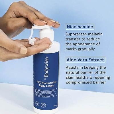 Be Bodywise 10% Niacinamide Body Lotion For Nourishing & Protecting Skin 200 ml - Creams/Oils/Lotions