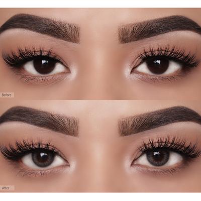 O-Lens Spanish Real Monthly Coloured Contact Lenses - Real Grey ( 0.00 ) 1's - Eyecare Lenses