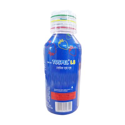 Tuspel LS Strawberry Flavour Syrup 100ml - Cough And Cold-Cou