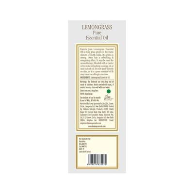 Kama Ayurveda Lemongrass Pure Essential Oil 12ml - Essential Oils