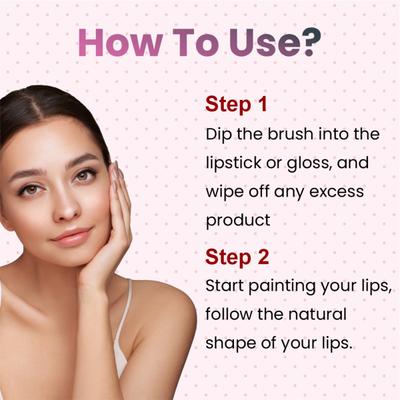 Matt Look Lip Filler Brush for Soft Smooth & Free Fuller Lips for Face Makeup 1 gm - Lip Brush