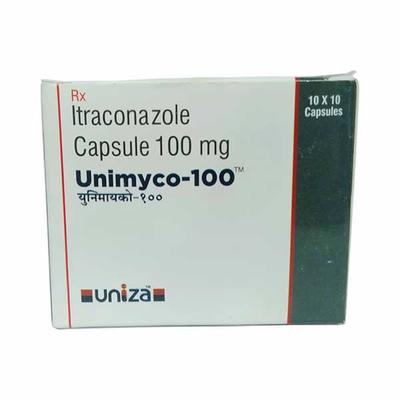 UNIMYCO 100 Capsule 10's - Fungal Infections-Anf