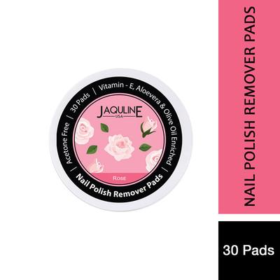 Jaquline USA Nail Polish Remover Pads Rose (Pack of 30) 1's - Nail Polish Remover