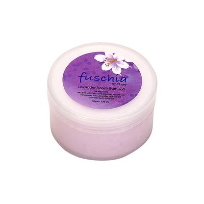 Fuschia Bath Salt - Lavender Florets 50 gm - Bath Salts