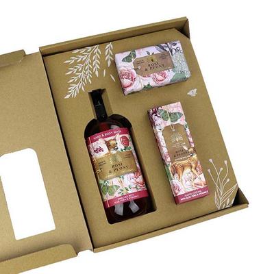 The English Soap Company - Anniversary Rose and Peony Hand and Body Gift Set 1's - Shower Gels & Body Wash