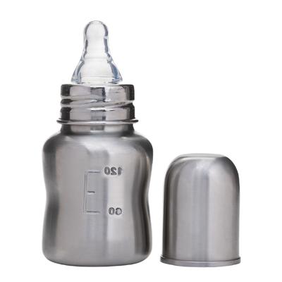 Vega Baby & Mom Steel Feeding Bottle Regular Neck 120 ml - Feeding & Nursing