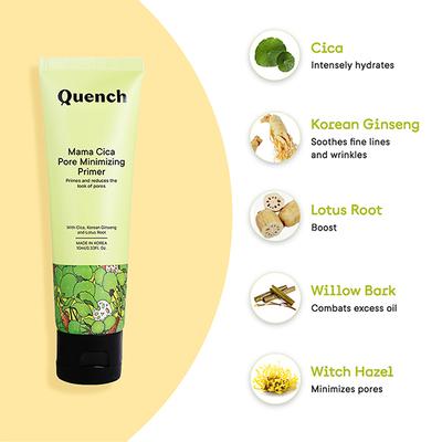 Quench Botanics Mama Cica Pore Minimizing Primer 30 ml - Face Creams