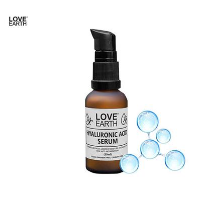Love Earth Hyaluronic Acid Serum With Organic Aloe Vera & Essential Oils 30 ml - Face Moisturizers