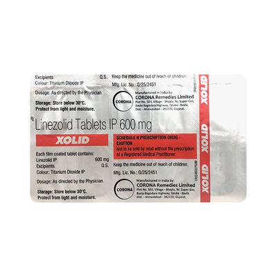 XOLID Tablet 10's - Bacterial Infections-OAB
