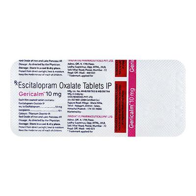 GERICALM 10mg Tablet 10's - Depression-Ant