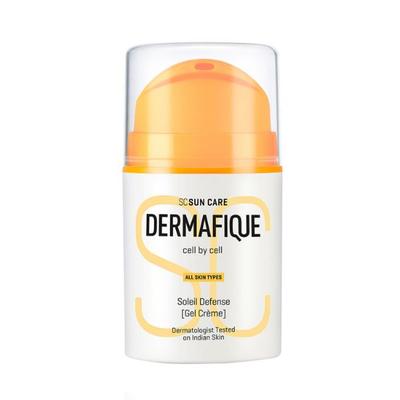 Dermafique Soleil Defensegel Creme Sunscreen Spf 30 for All Skin Types Dermatologist Tested 50 gm - Face Sunscreen